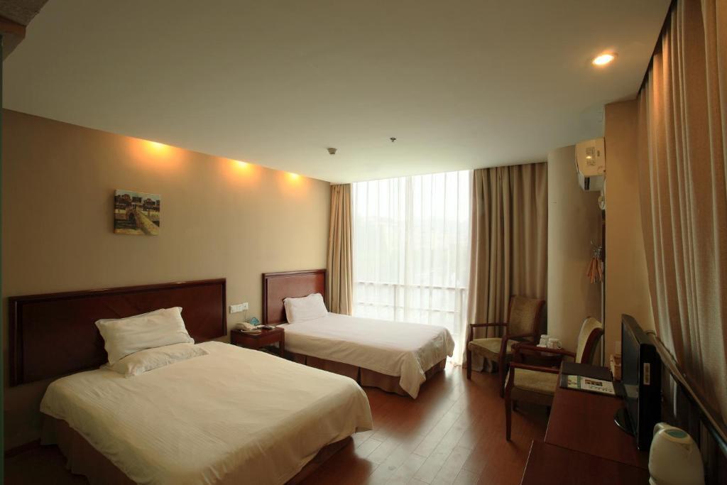 Greentree Inn Shanghai Dongming Road Subway Station Express Hotel Cameră foto